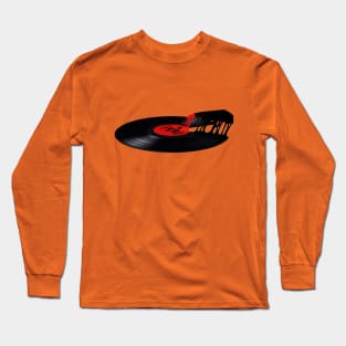 Vinyl Pizza! Delicious!! Long Sleeve T-Shirt